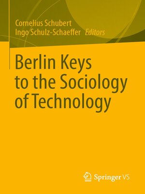 cover image of Berlin Keys to the Sociology of Technology